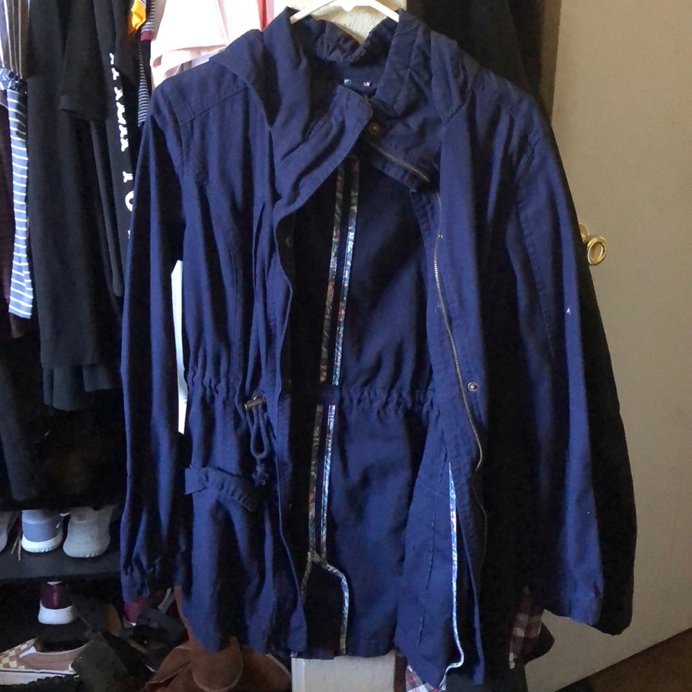Navy Blue Utility Jacket